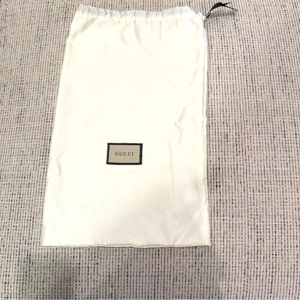 New Gucci Satin Dust Shoes Bag